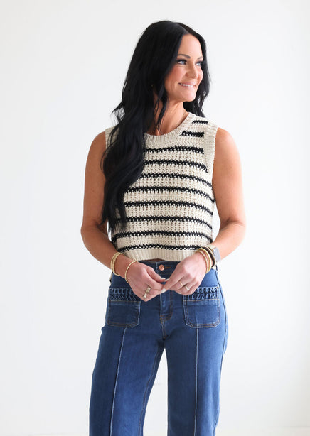 Kadyn Sleeveless Knit Sweater product view