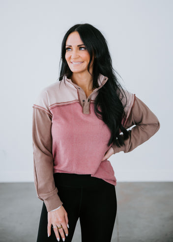 Reagan Colorblock Pullover