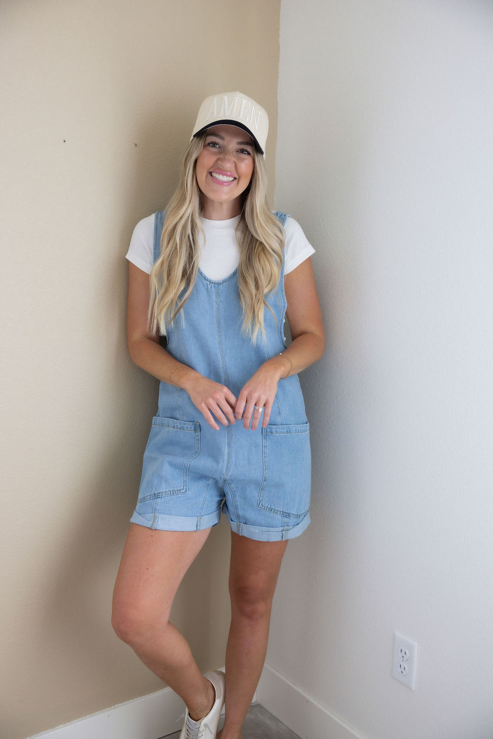 Kalissa Denim Romper