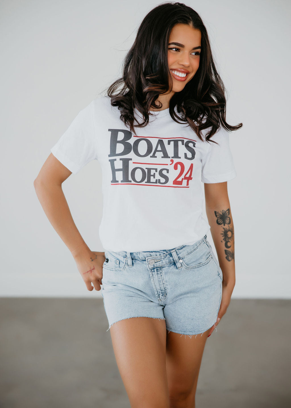 image of Boats and Hoes Graphic Tee