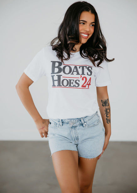 Boats and Hoes Graphic Tee