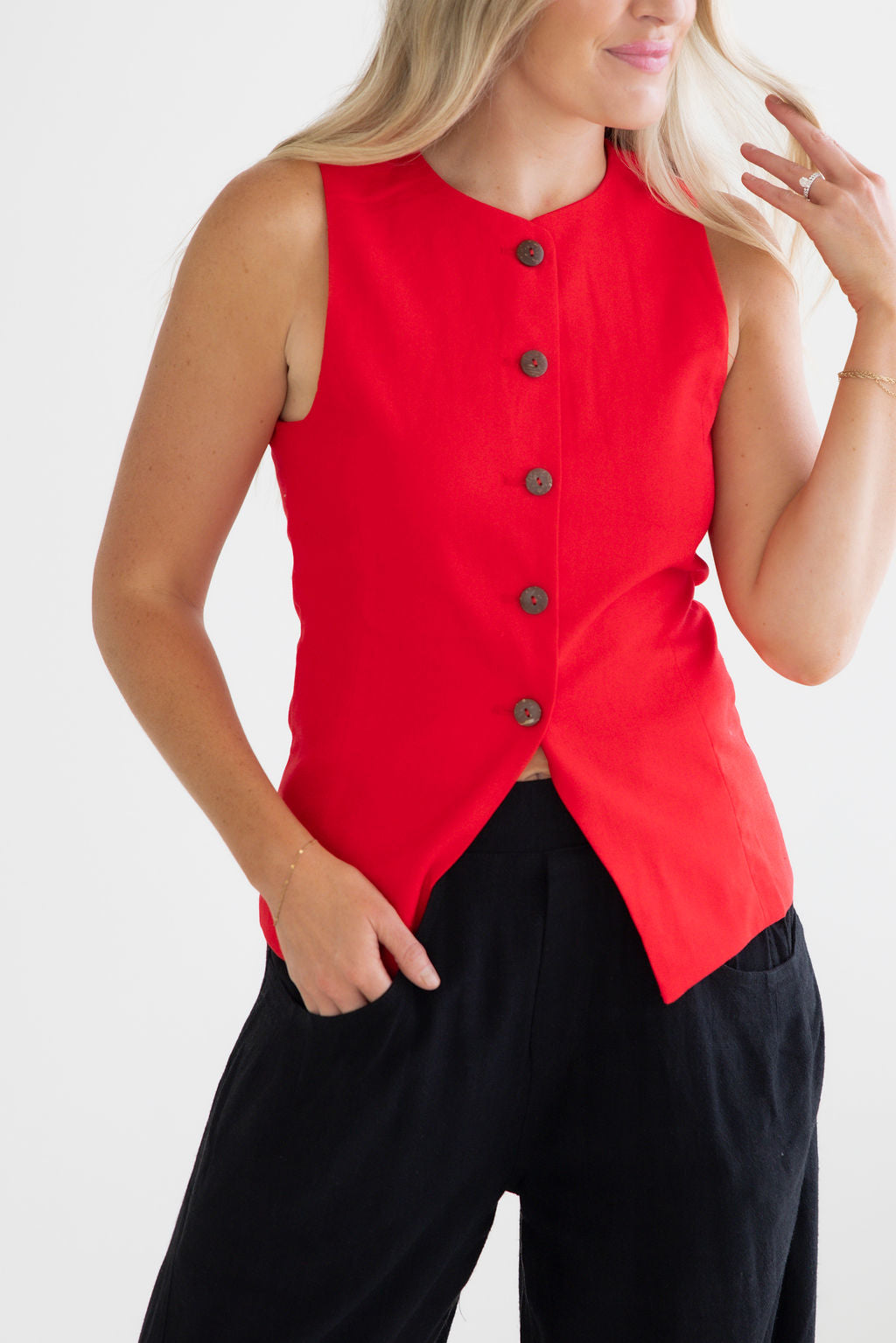 image of Parker Button Down Vest