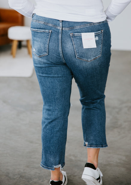 Curvy Devon High Rise Straight Jean