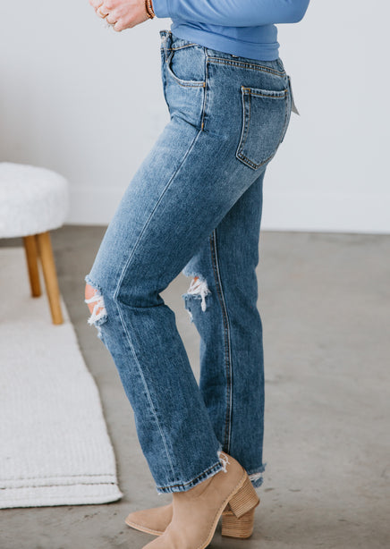 Dionne High Rise Straight Jean