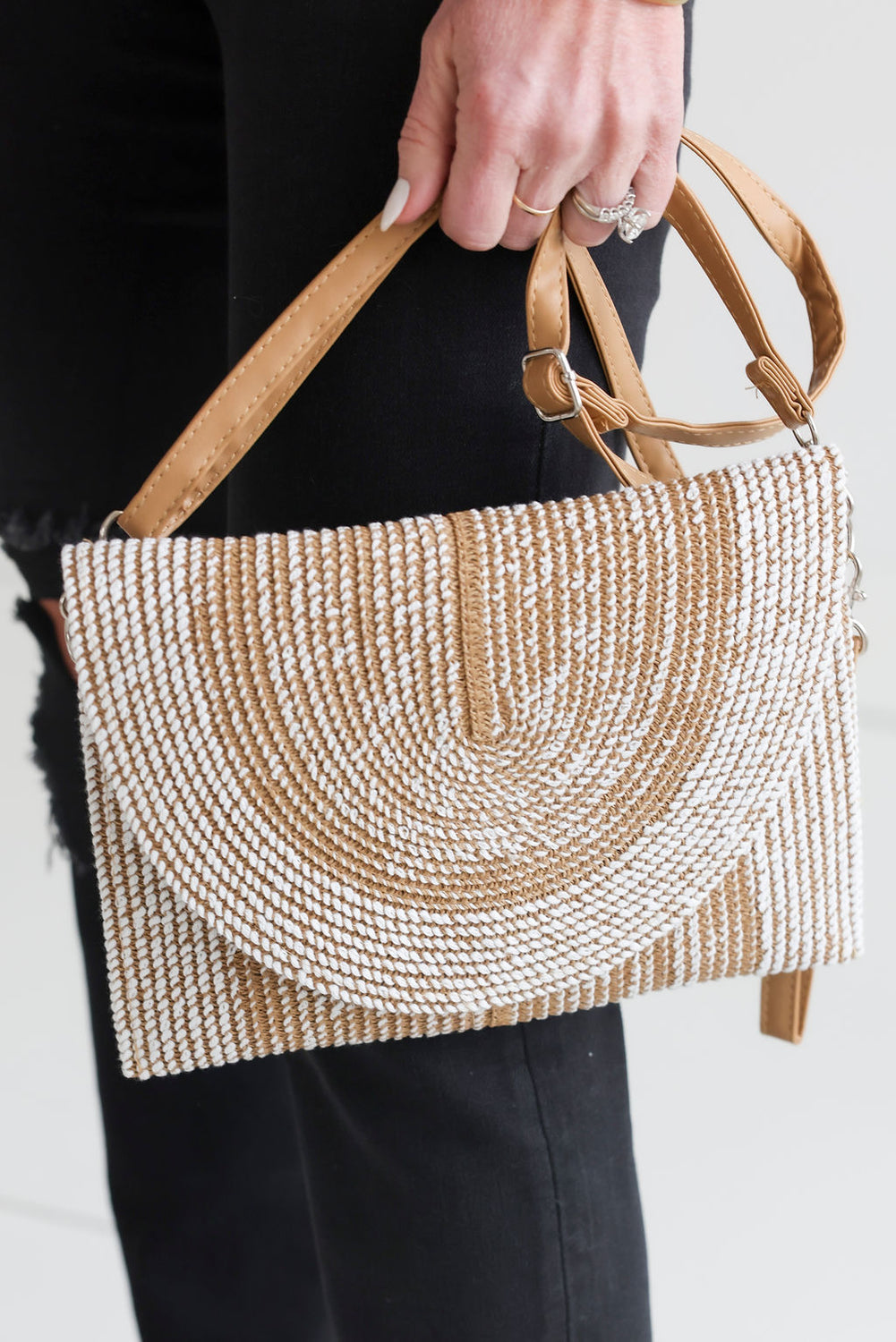 Woven Envelope Clutch