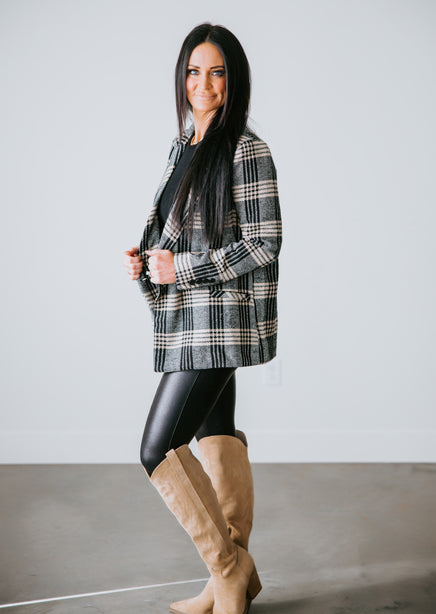 Cora Plaid Blazer