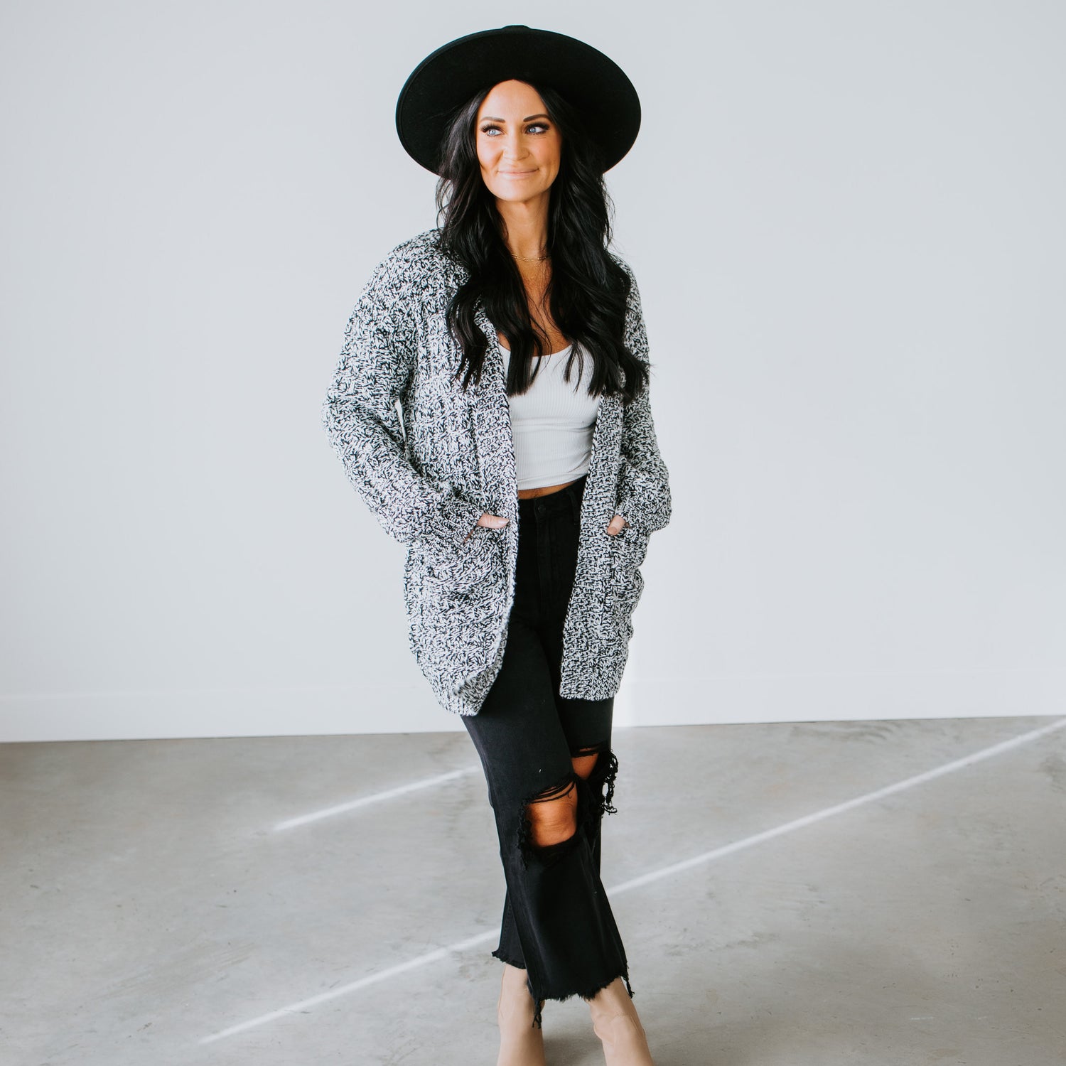 Prestyn Marled Cardigan