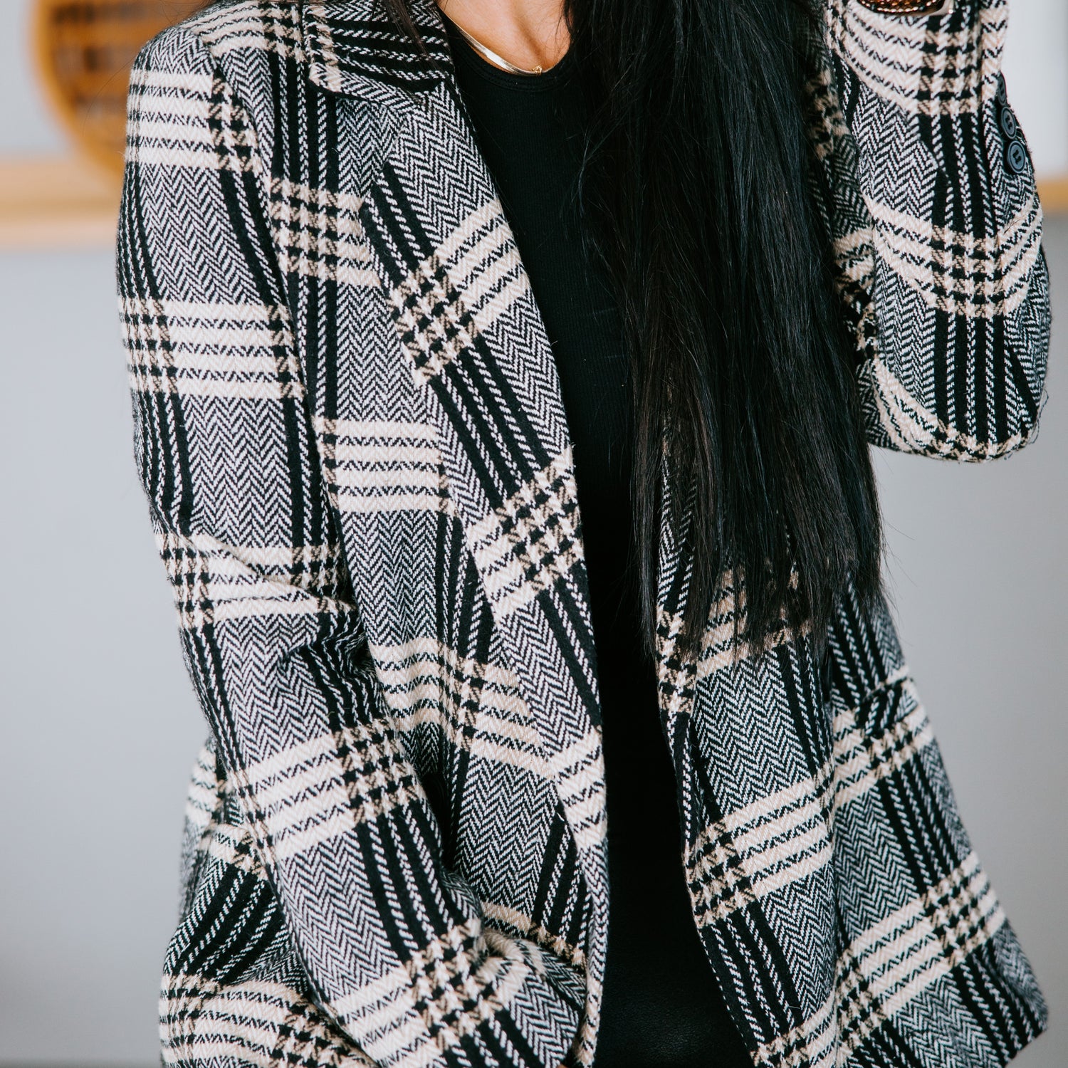 Cora Plaid Blazer