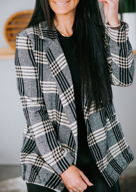 Cora Plaid Blazer