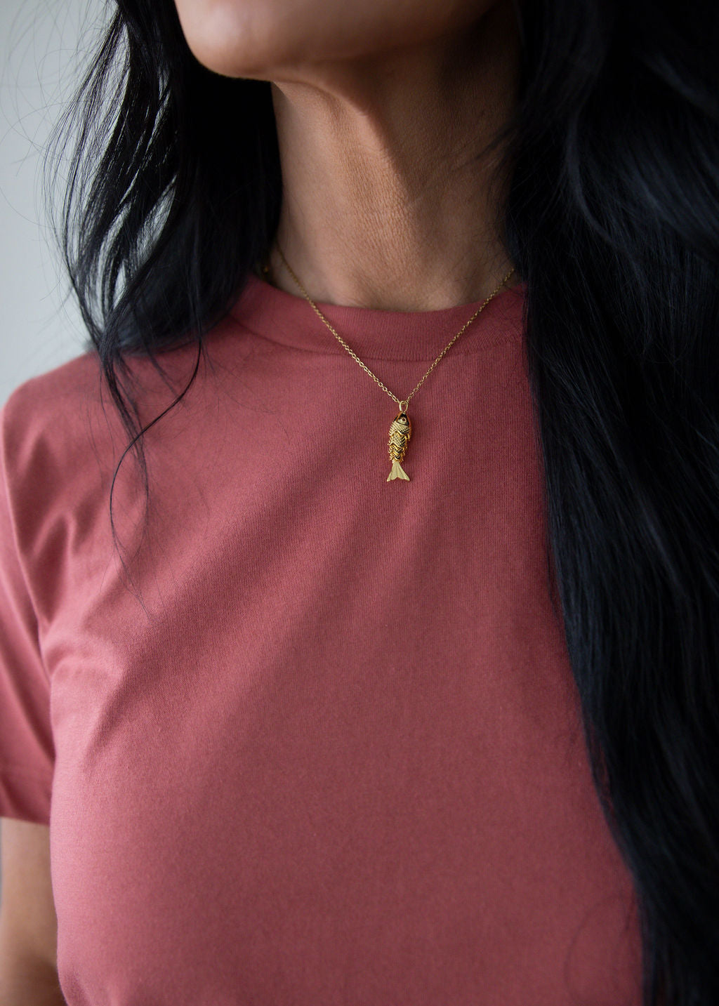 Fish Pendant Necklace