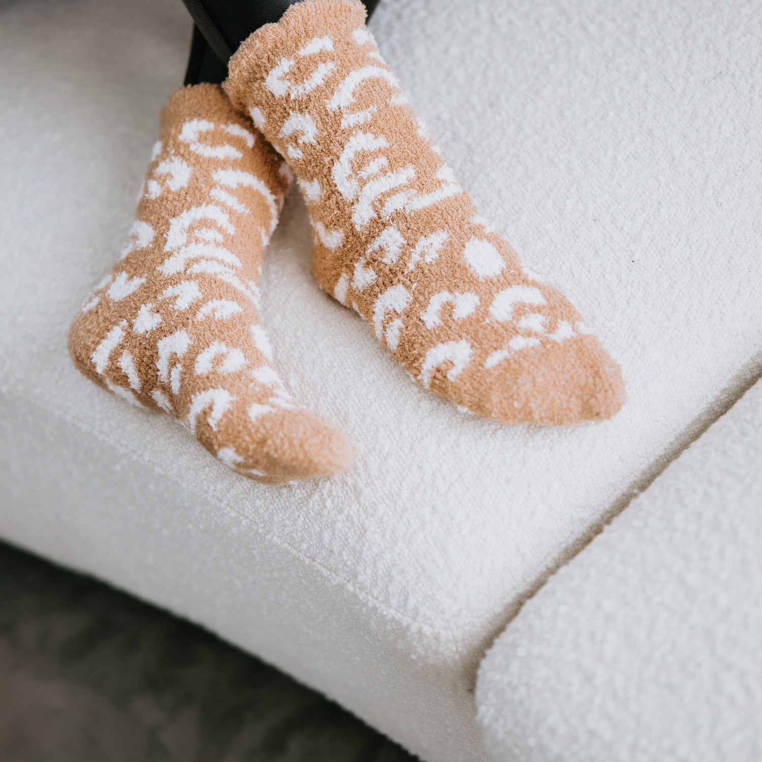 Leopard Luxe Cozy Socks