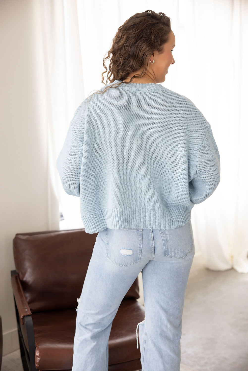 Elara Balloon Sleeve Sweater
