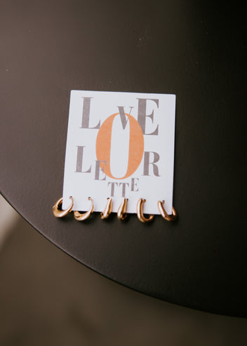 Hayden Hoop Earrings Set