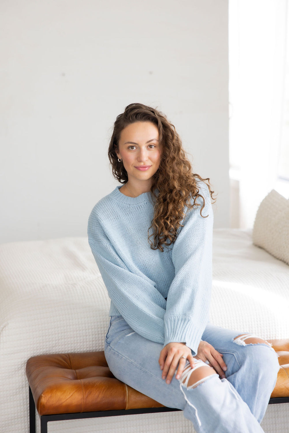 Elara Balloon Sleeve Sweater