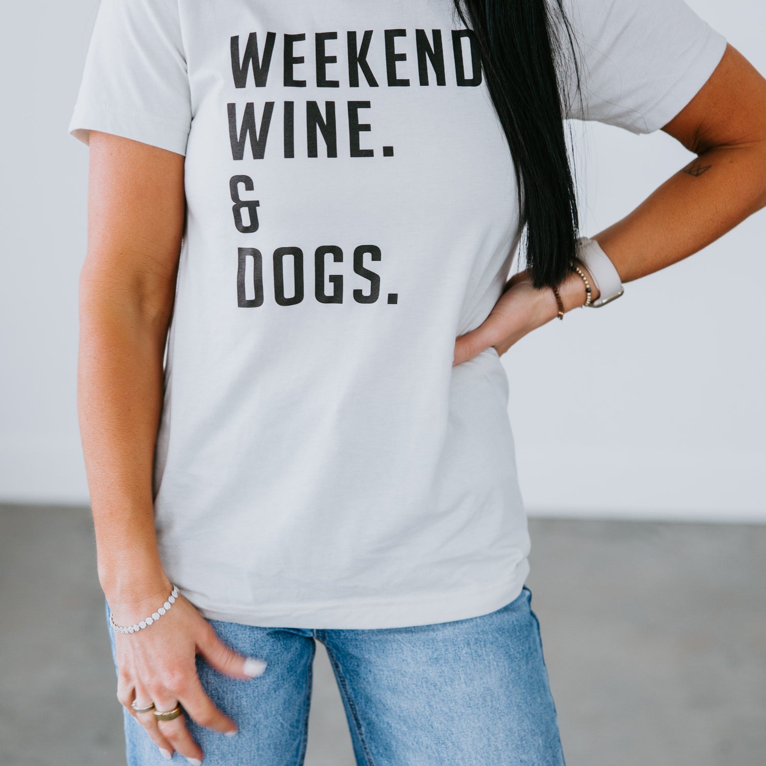 Weekend Wine and Dogs Tee