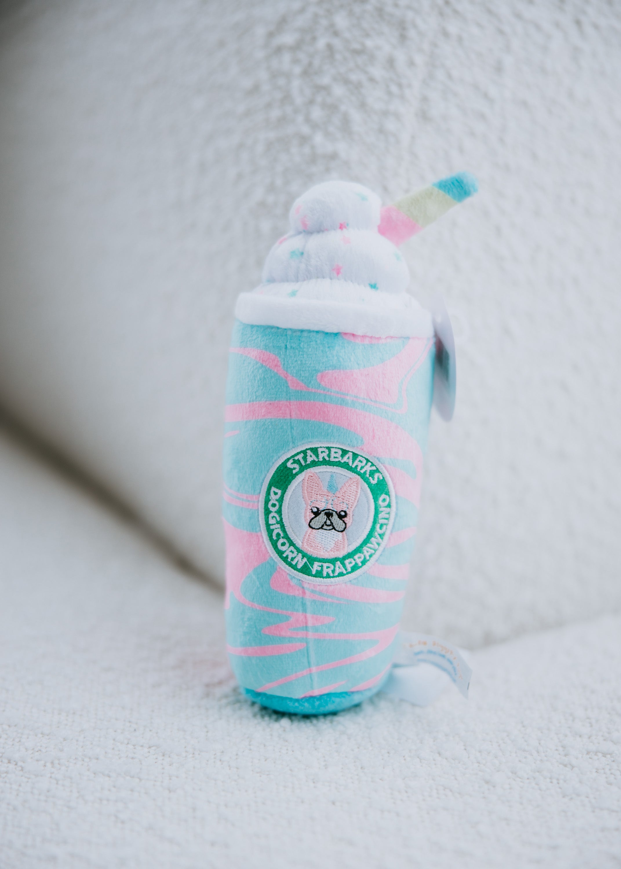 image of Dogicorn Frapawccino Squeaker Dog Toy