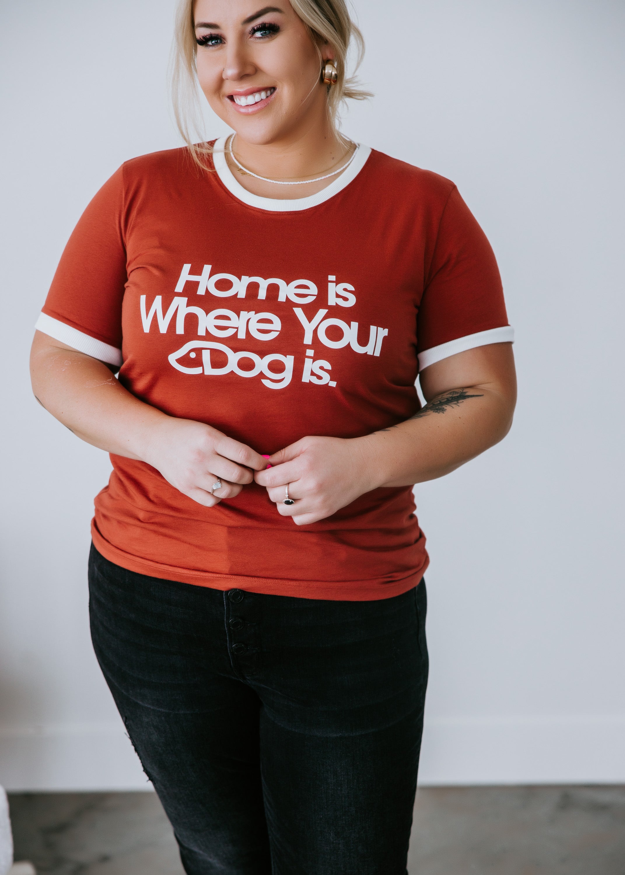 image of Home is Where Your Dog is Tee