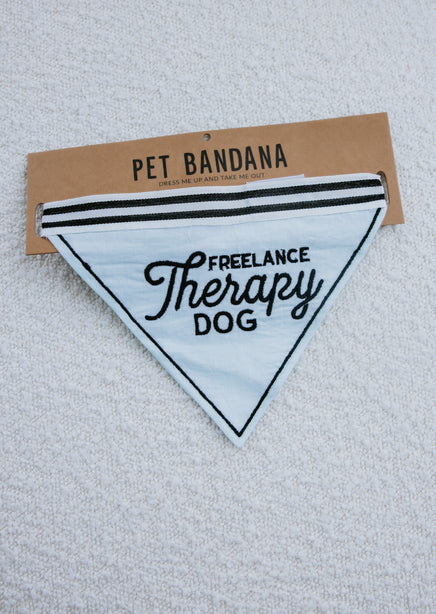 Freelance Therapy Dog Bandana