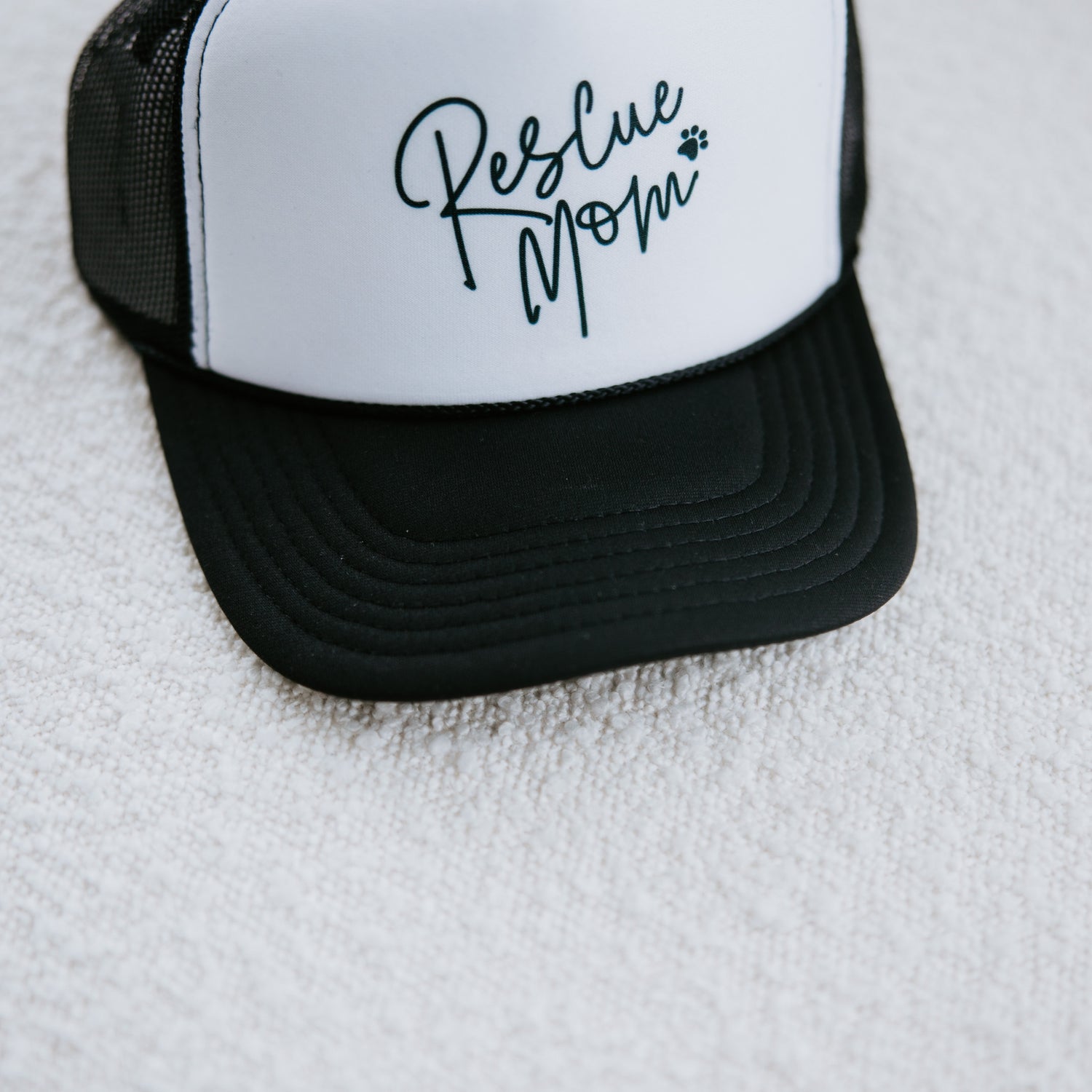 Rescue Mom Trucker Hat