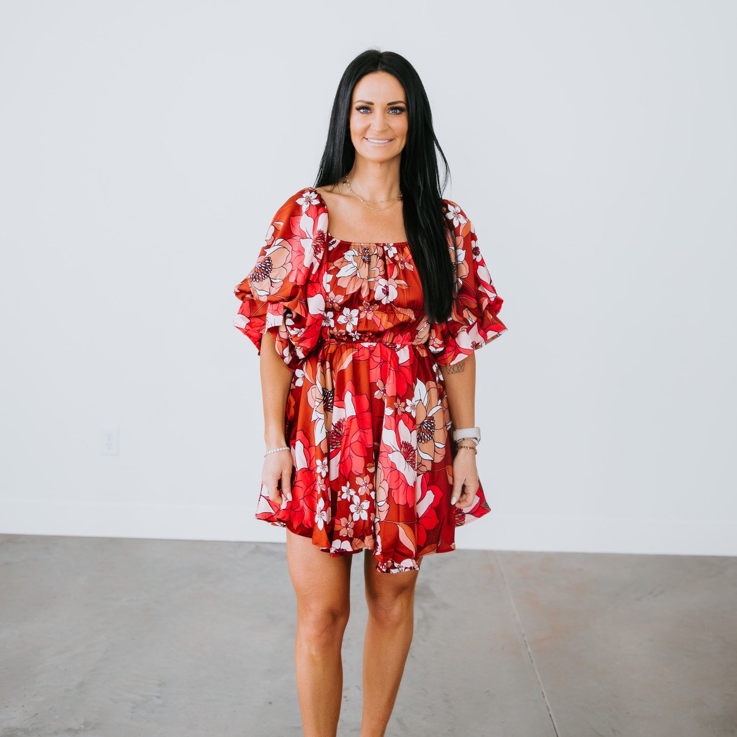 Maeble Floral Mini Dress