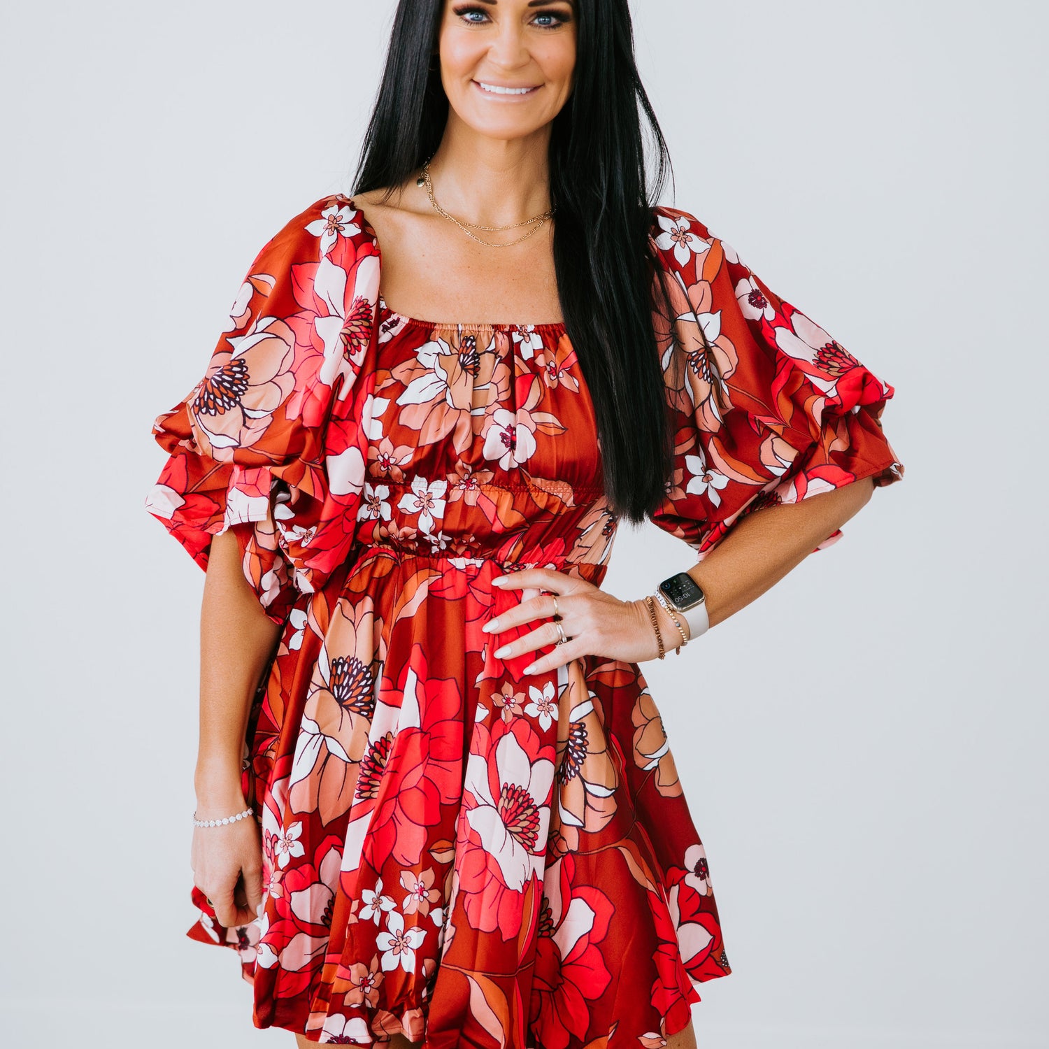 Maeble Floral Mini Dress