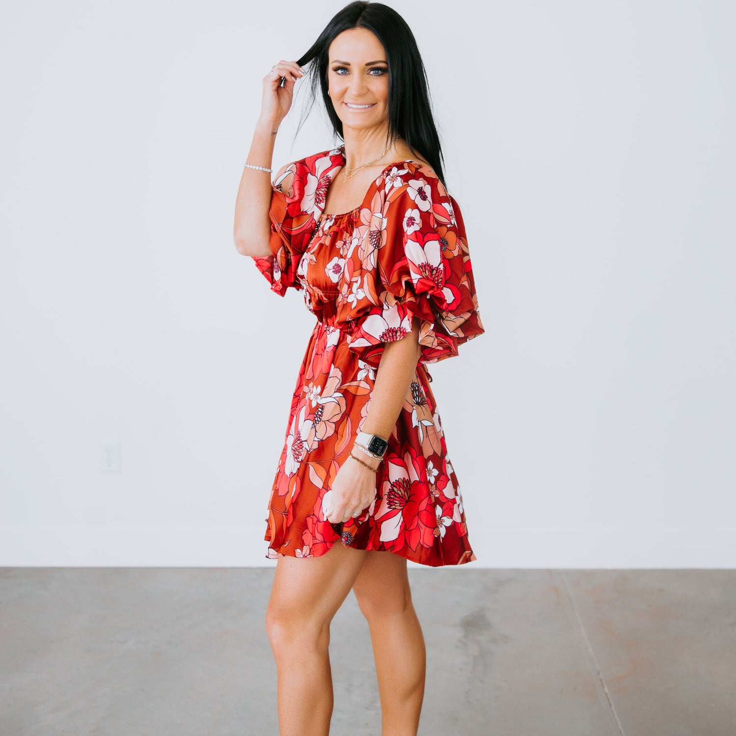 Maeble Floral Mini Dress