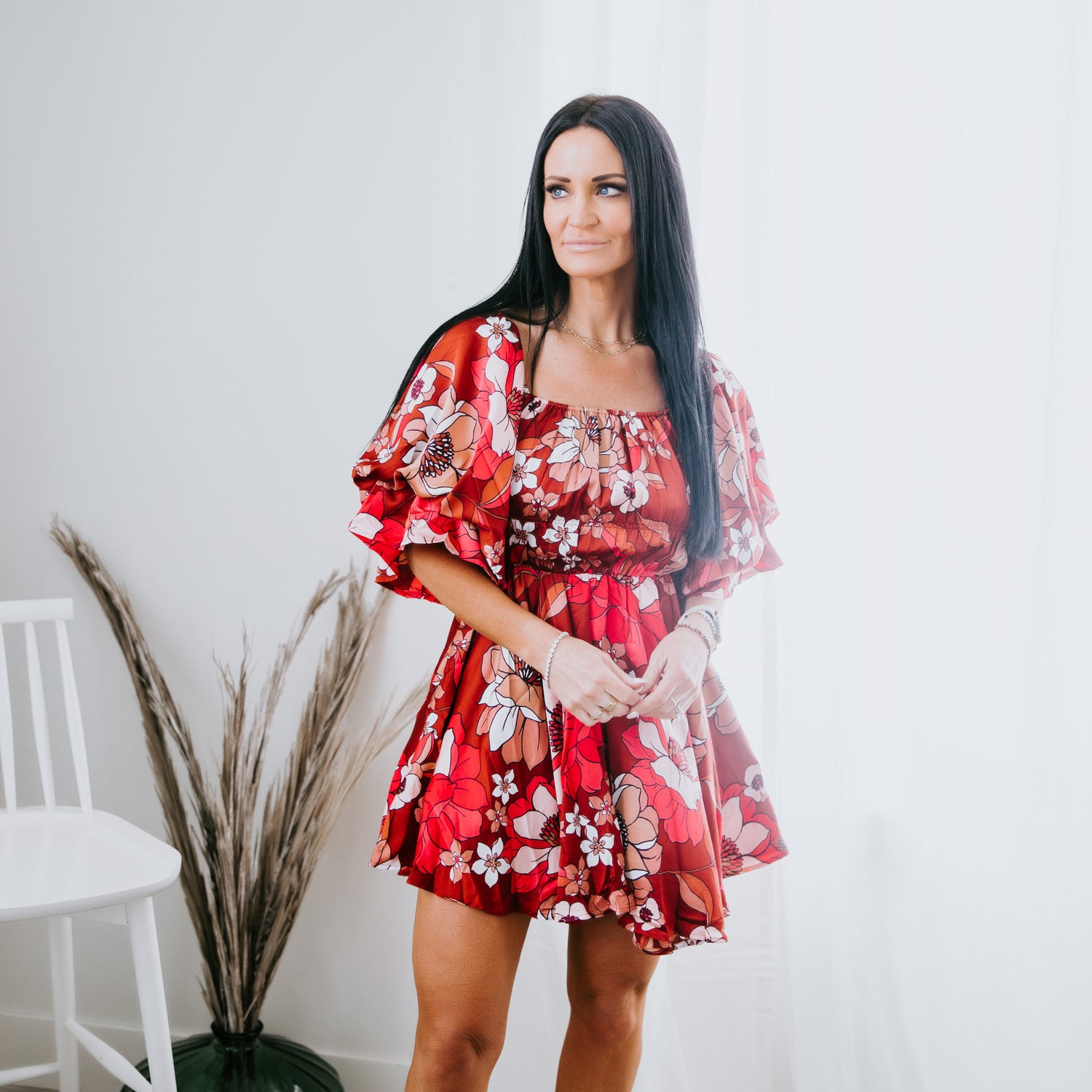 Maeble Floral Mini Dress