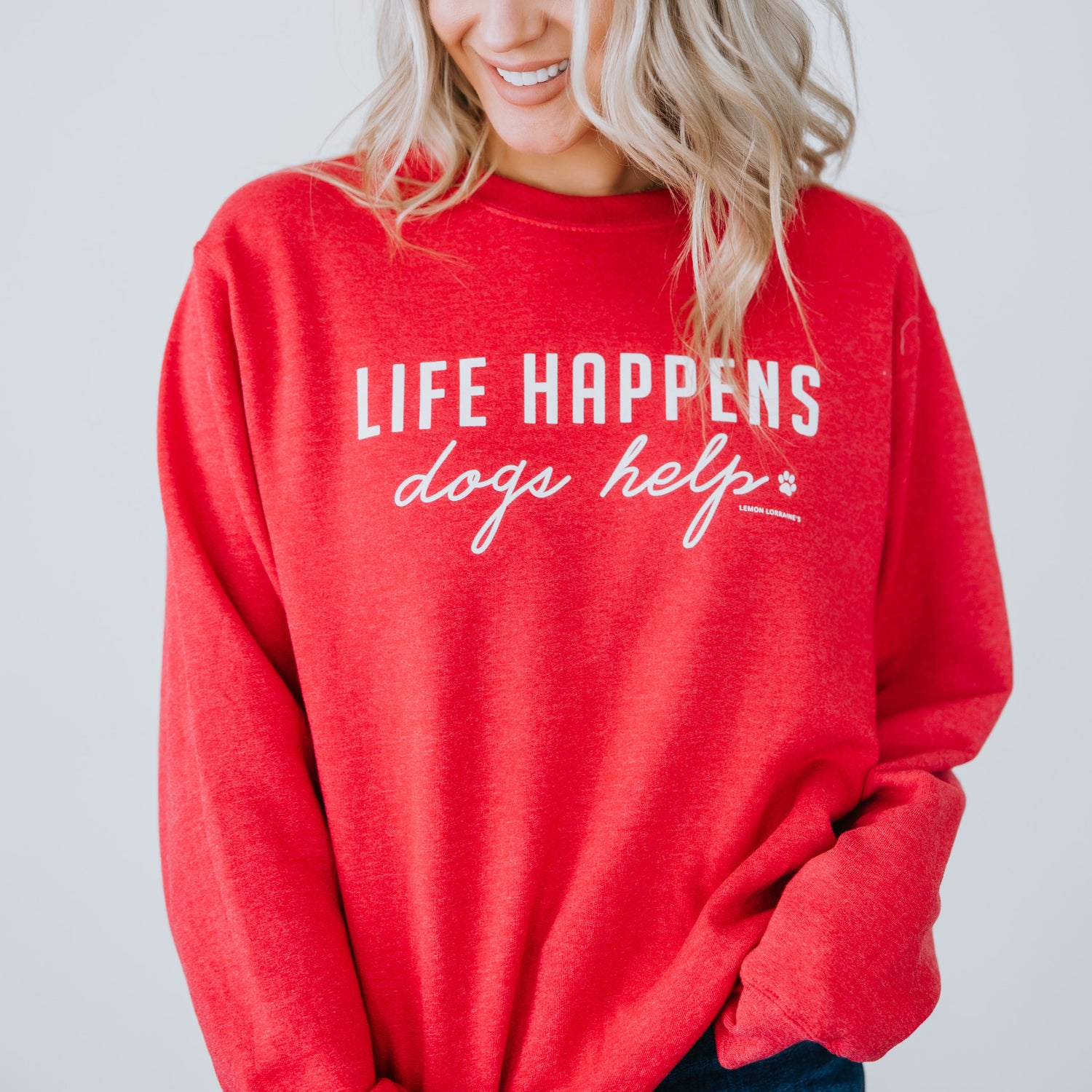 Life Happens Graphic Sweatshirt