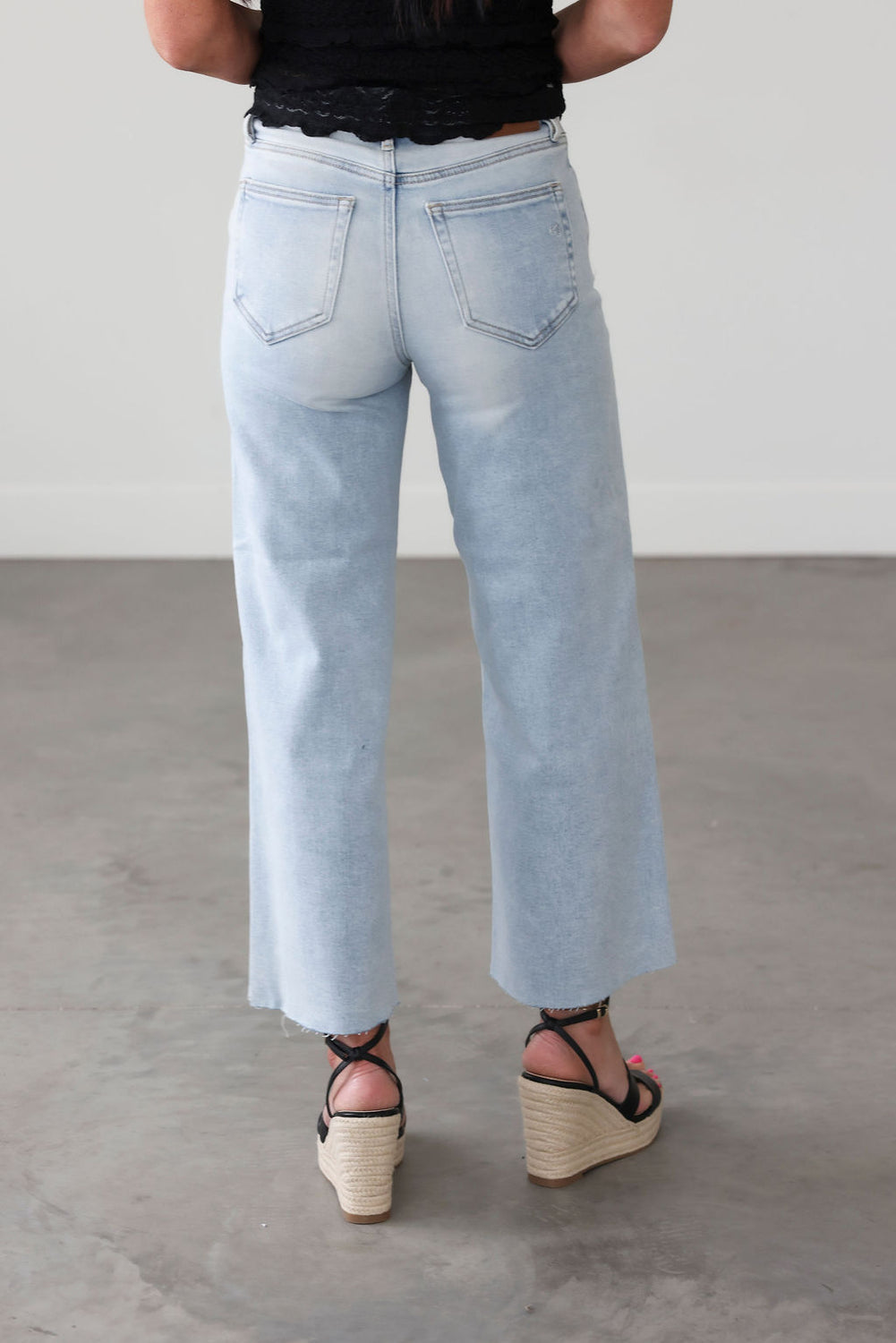 Sandie Hidden Wide Leg Jean