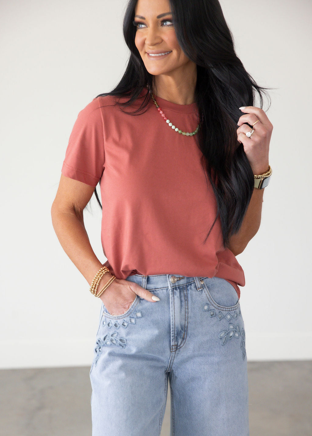 Not So Basic Basic Tee by Lily & Lottie