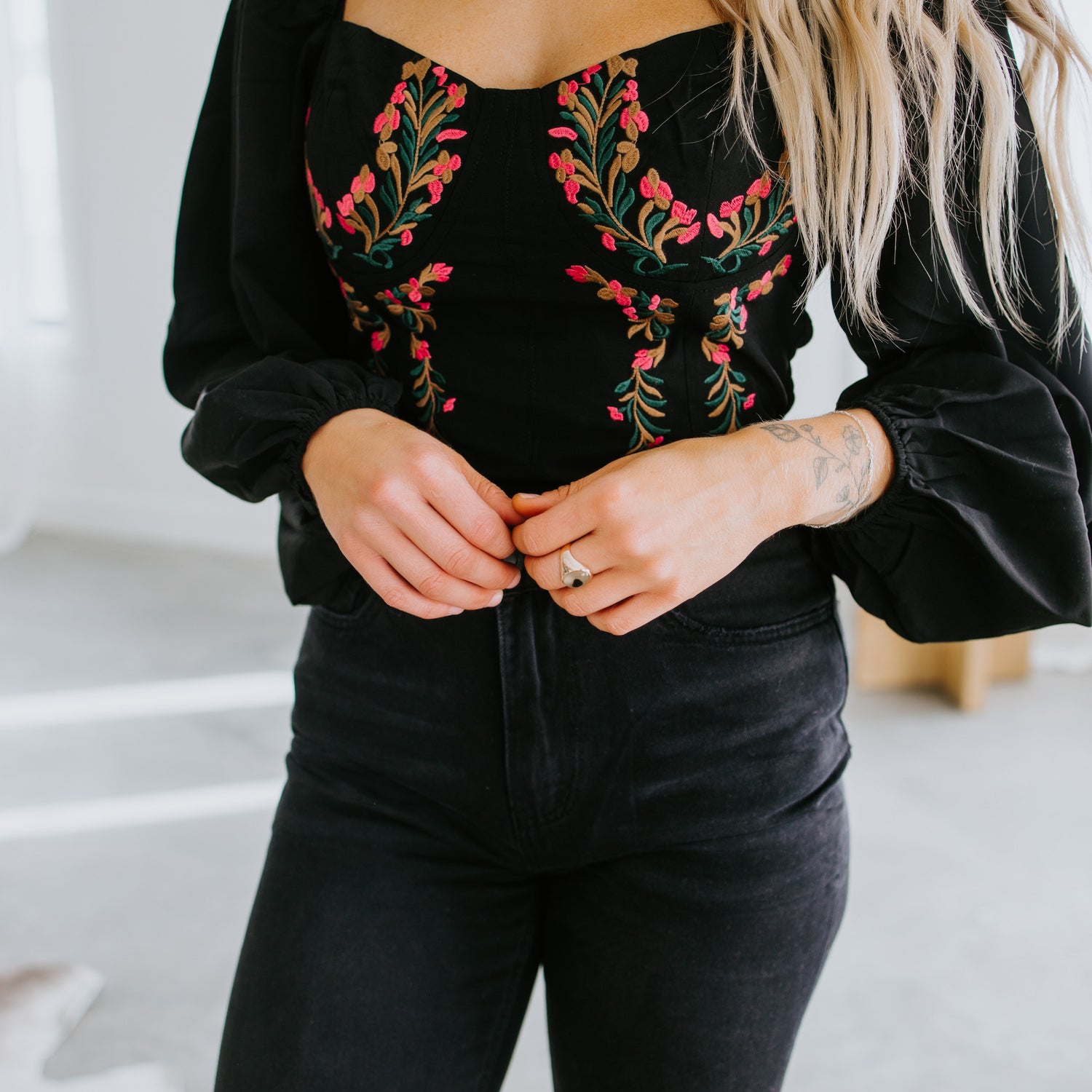 Catalina Embroidered Top