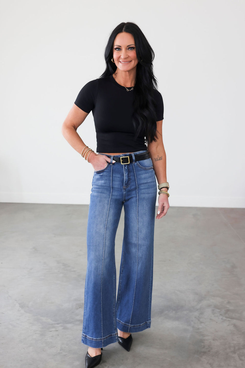 Naomi Risen Wide Leg Jean