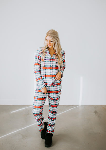 Tis the Season Plaid Pajama Set