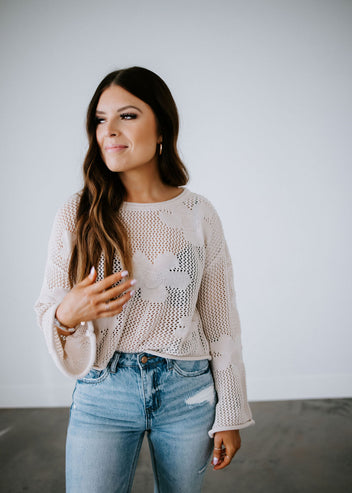 Faye crochet sweater