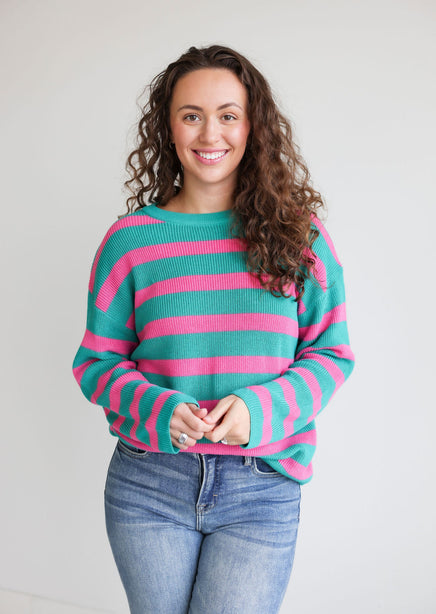 Kalen Striped Sweater product view