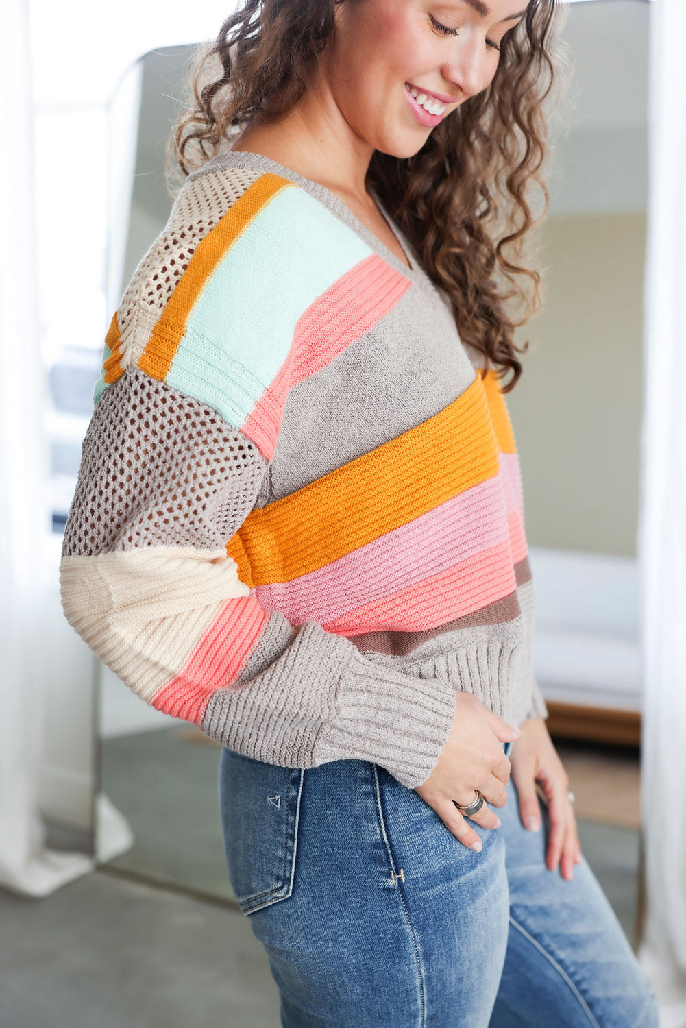 Oren Oversized Striped Sweater