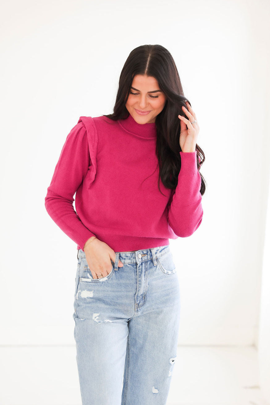 Nataleigh Mock Neck Sweater