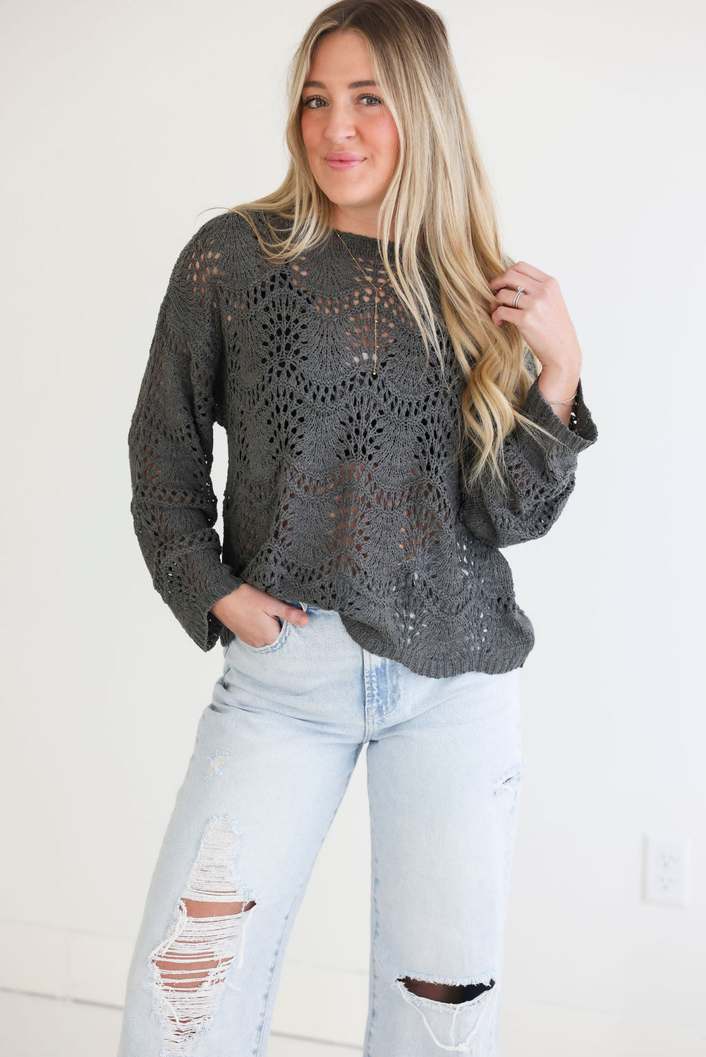Shaina Boat Neck Sweater