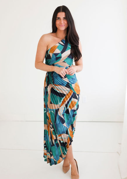 Soren Pleated Maxi Dress product view
