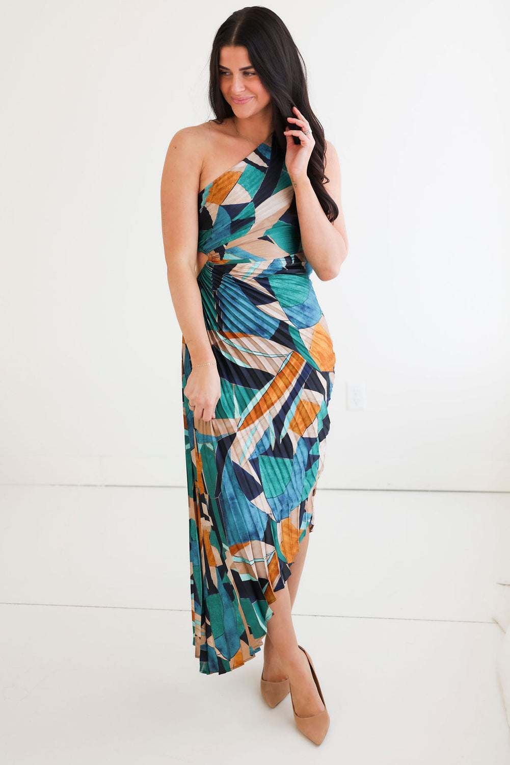 Soren Pleated Maxi Dress