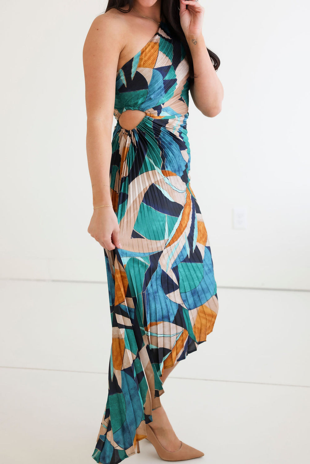 Soren Pleated Maxi Dress