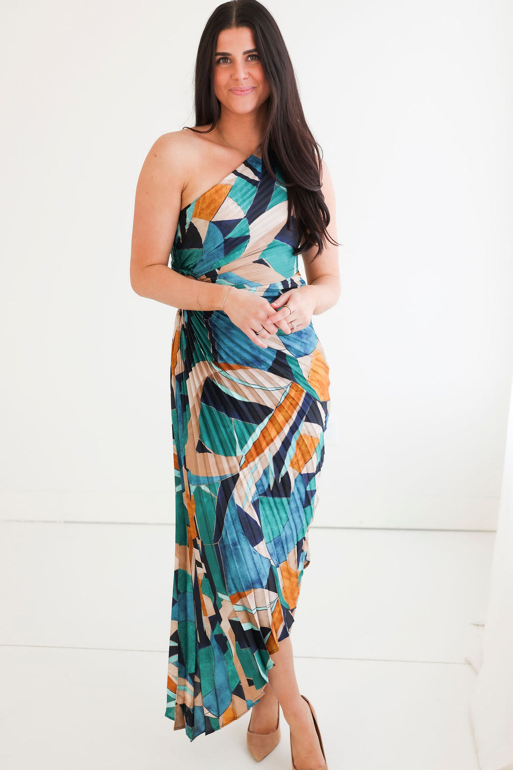 Soren Pleated Maxi Dress