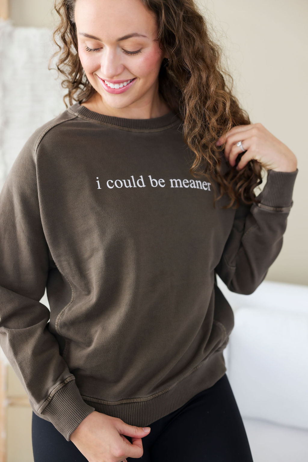 image of I Could Be Meaner Graphic Crew