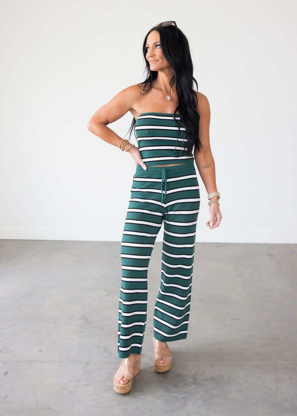 Mikal Wide Leg Knit Pants
