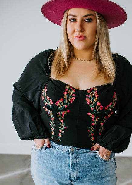 Catalina Embroidered Top