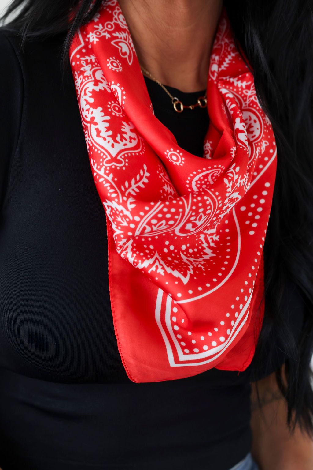 image of Paisley Bandana Scarf
