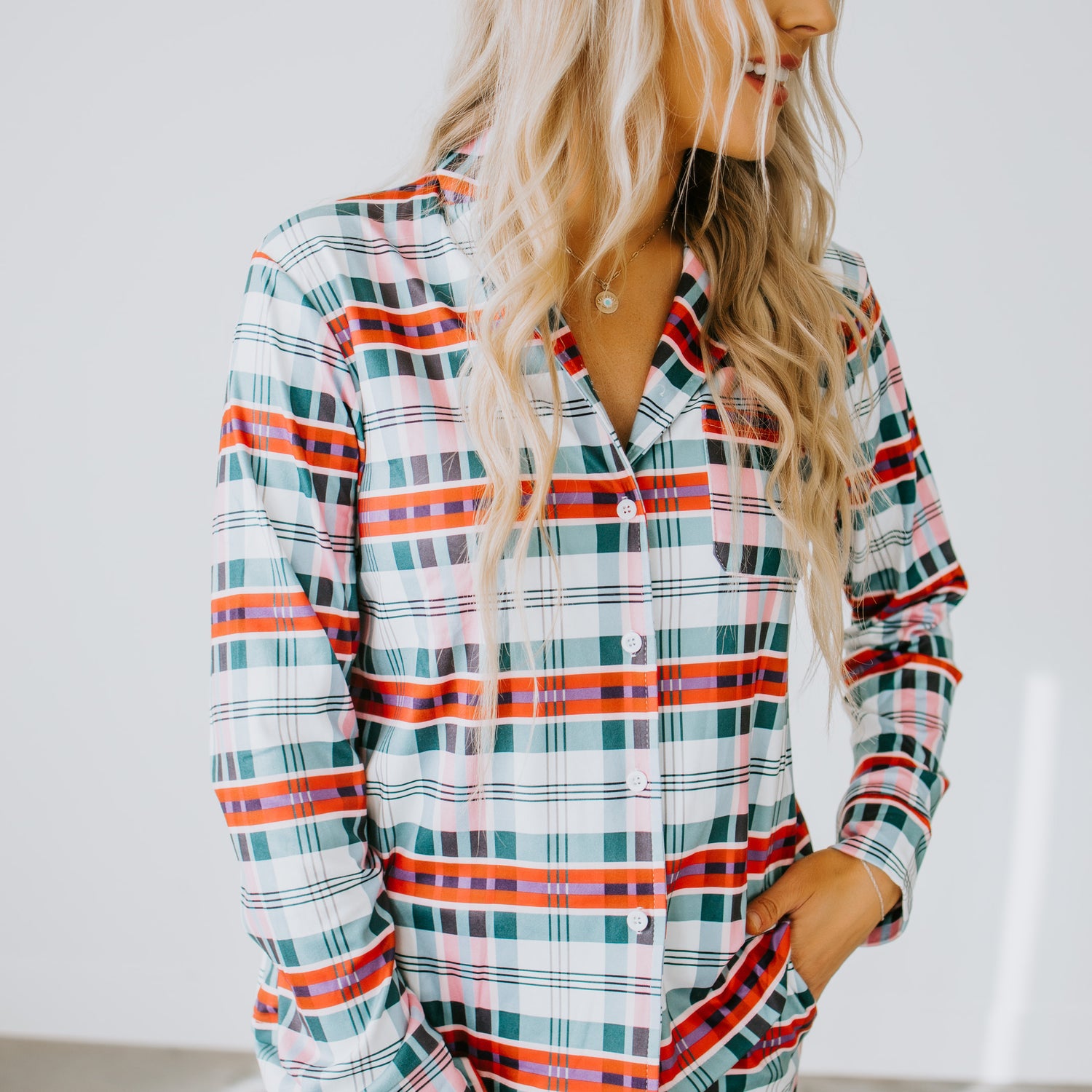 Tis the Season Plaid Pajama Set