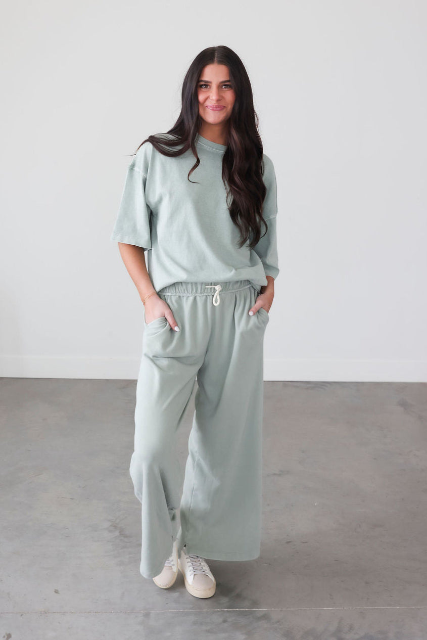 Lantana Wide Leg Sweatpant
