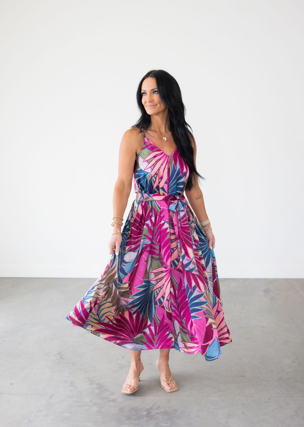 Isadora Halter Maxi Dress