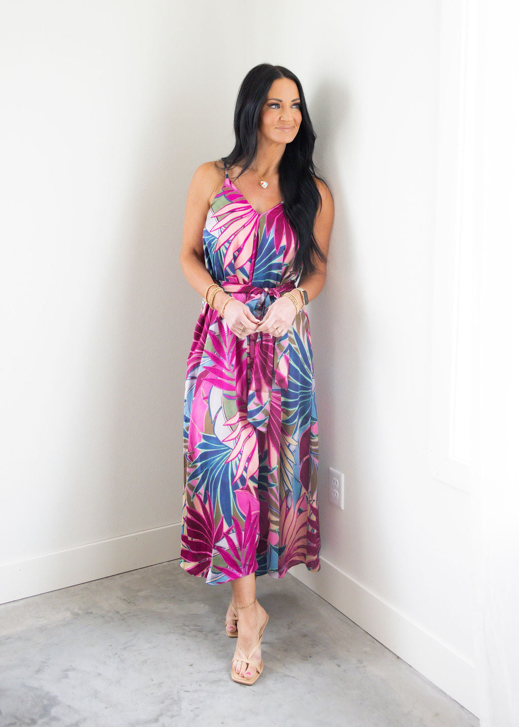 Isadora Halter Maxi Dress